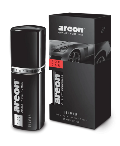 Areon Perfume Black 50ml - Silver