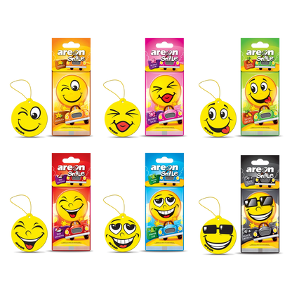 Areon Smile (6 Pack) - Mix of 6 Scents